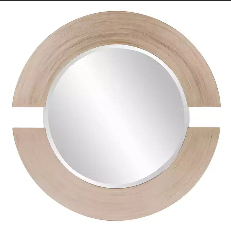 Howard Elliott 36"x24" Rectangular Framed Antoni Dressing Mirror Smokey Gray: Modern Style MDF Wall Mounted