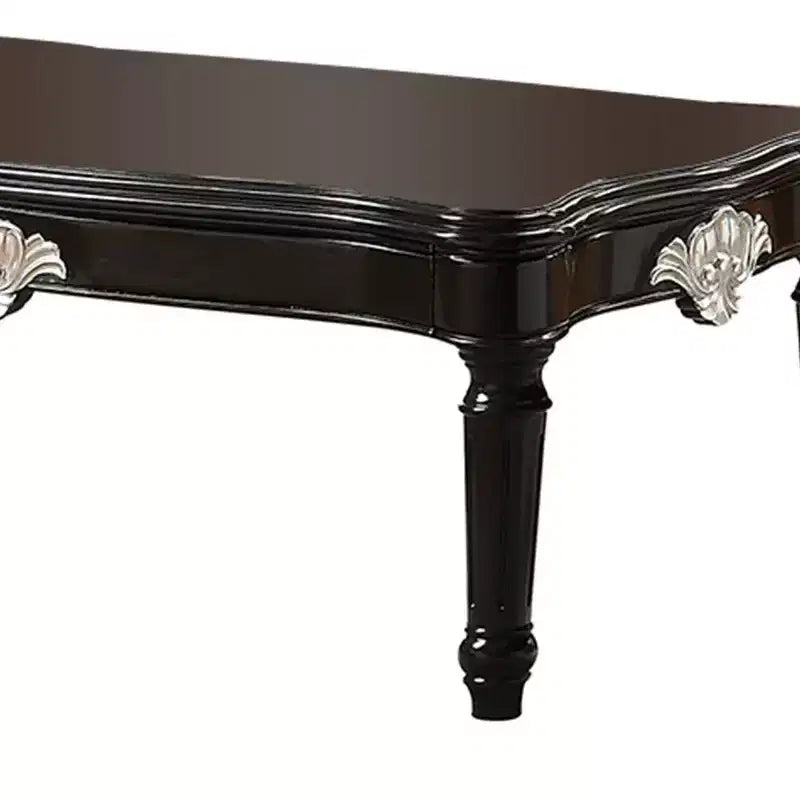 Table basse noire