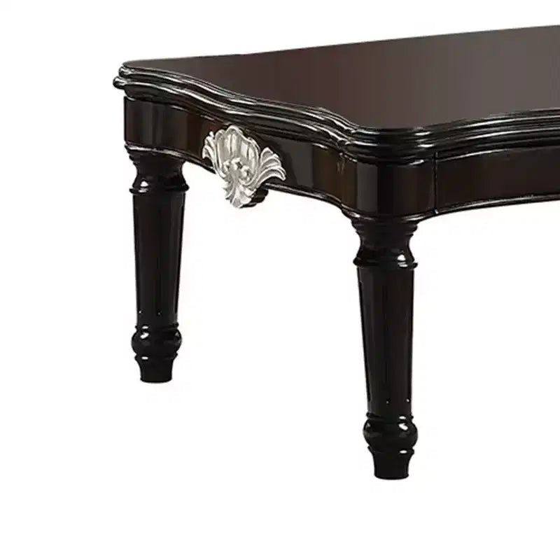 Table basse noire