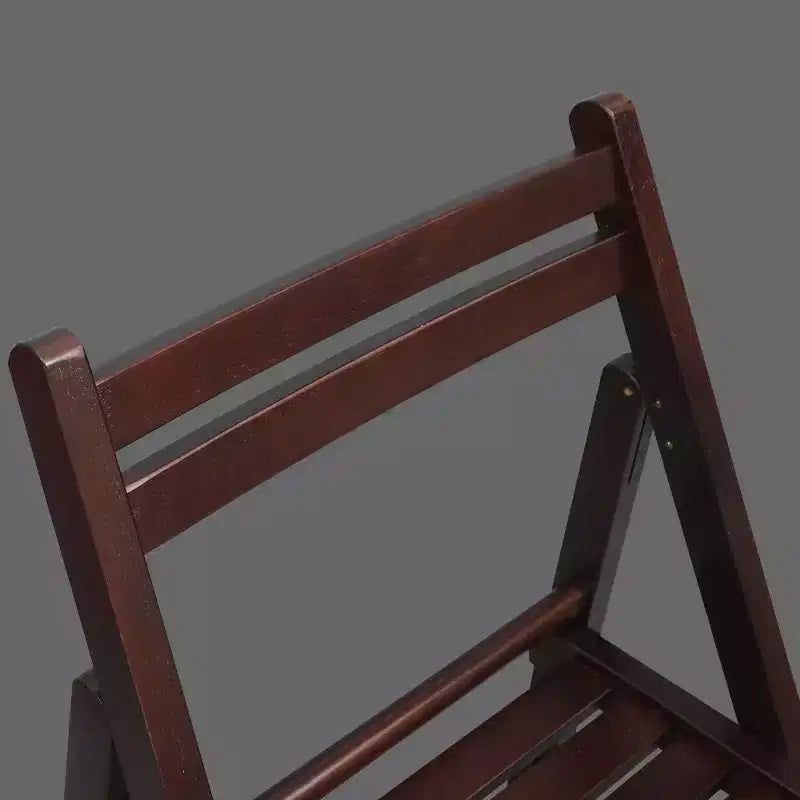 Chaise pliante classique en bois massif