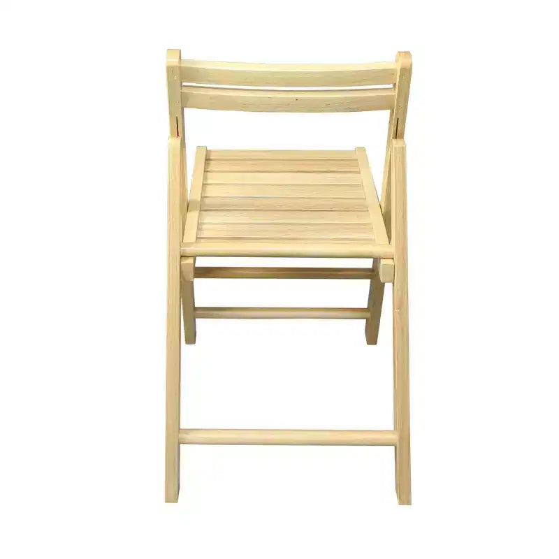 Chaise pliante classique en bois massif