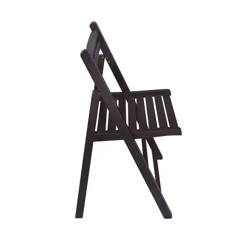 Chaise pliante classique en bois massif