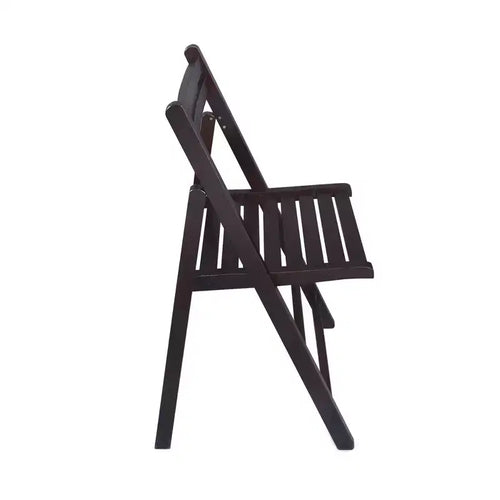 Chaise pliante classique en bois massif