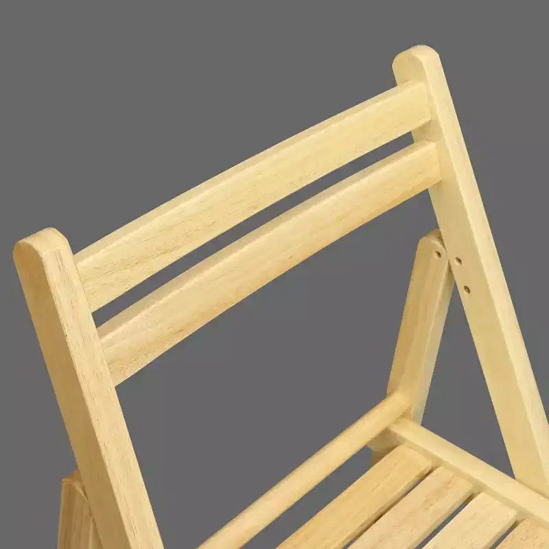 Chaise pliante classique en bois massif