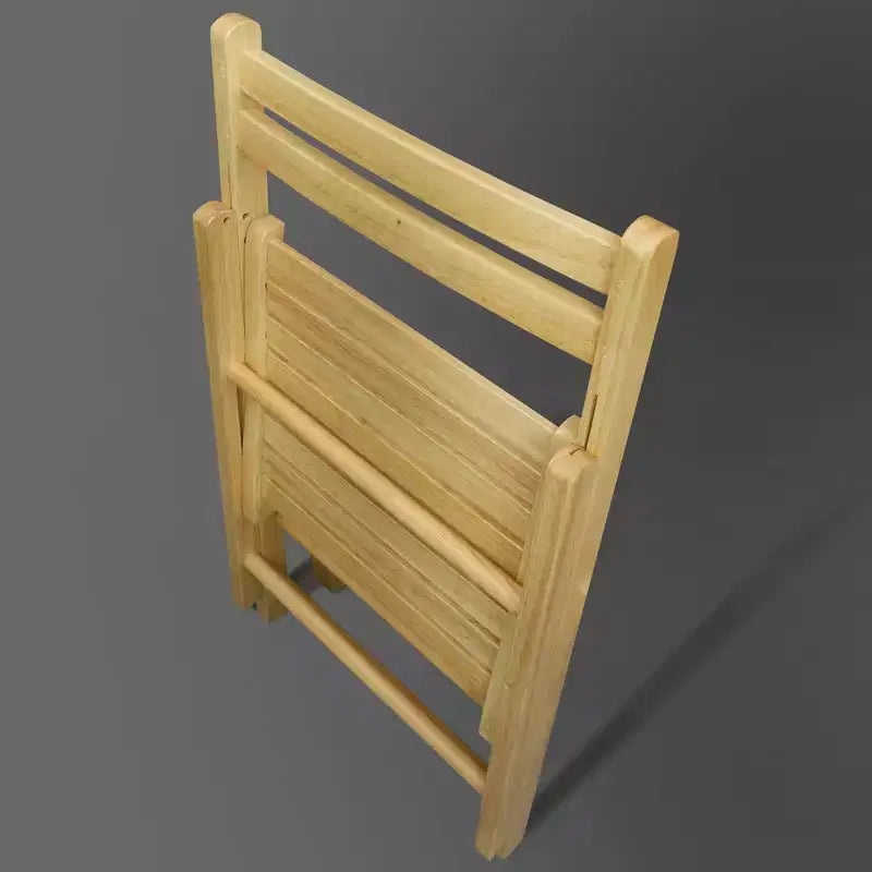 Chaise pliante classique en bois massif