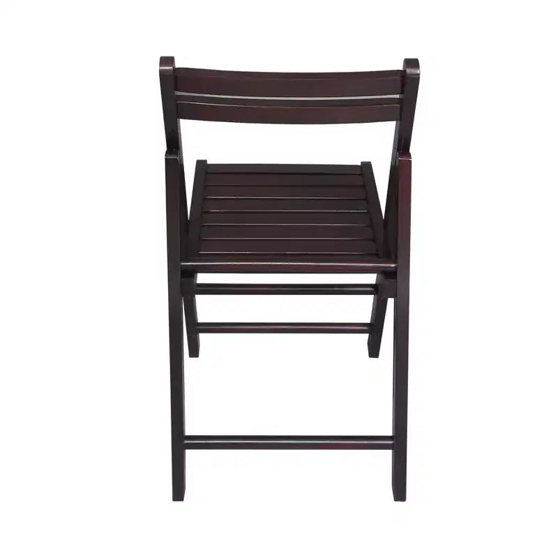 Chaise pliante classique en bois massif