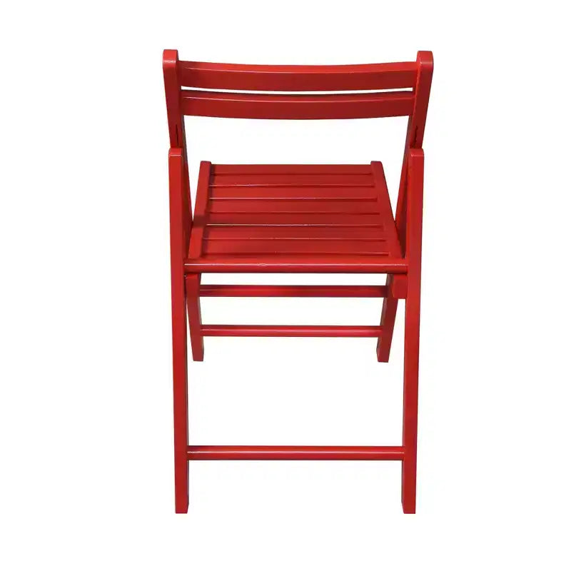 Chaise pliante classique en bois massif