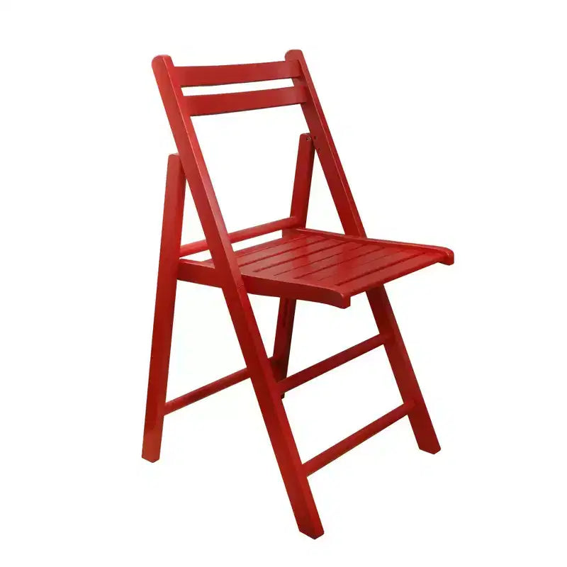 Chaise pliante classique en bois massif
