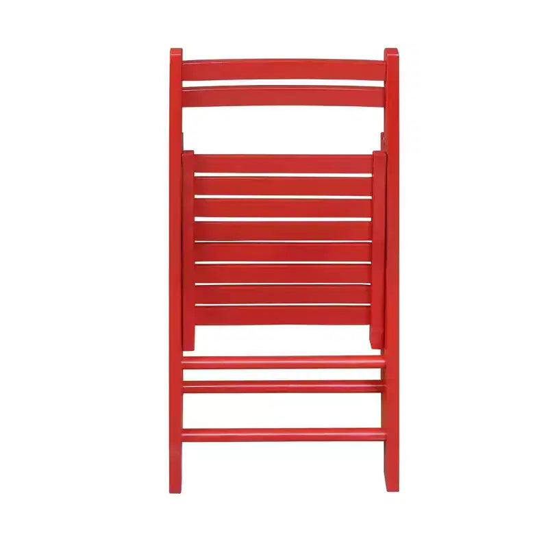 Chaise pliante classique en bois massif