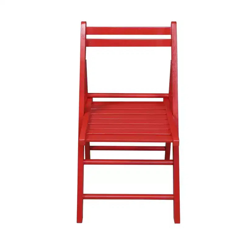 Chaise pliante classique en bois massif