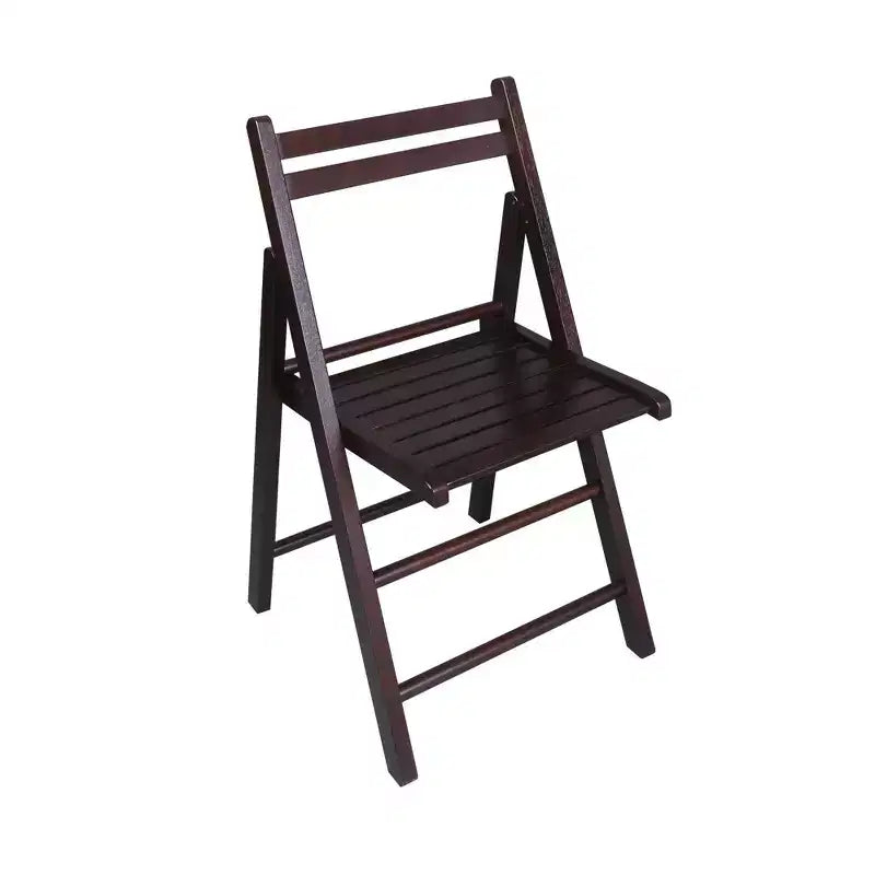 Chaise pliante classique en bois massif