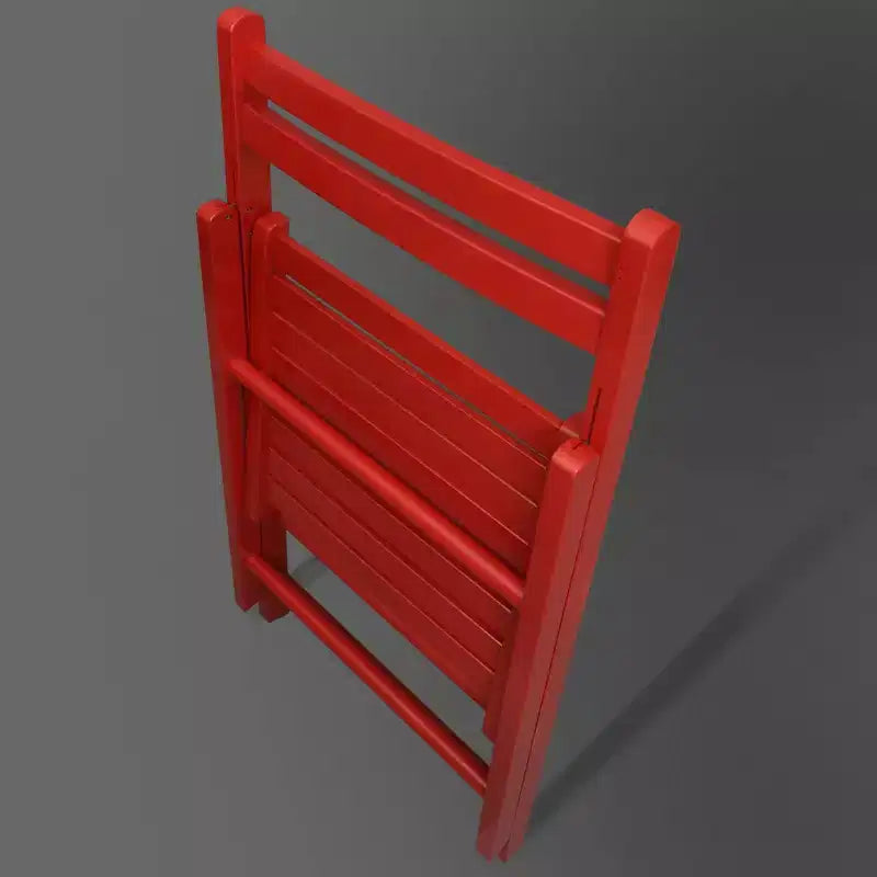 Chaise pliante classique en bois massif