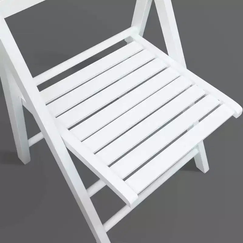 Chaise pliante classique en bois massif
