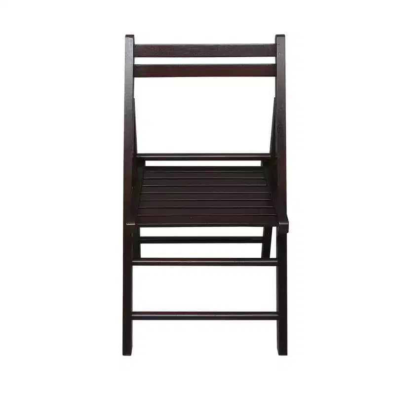 Chaise pliante classique en bois massif