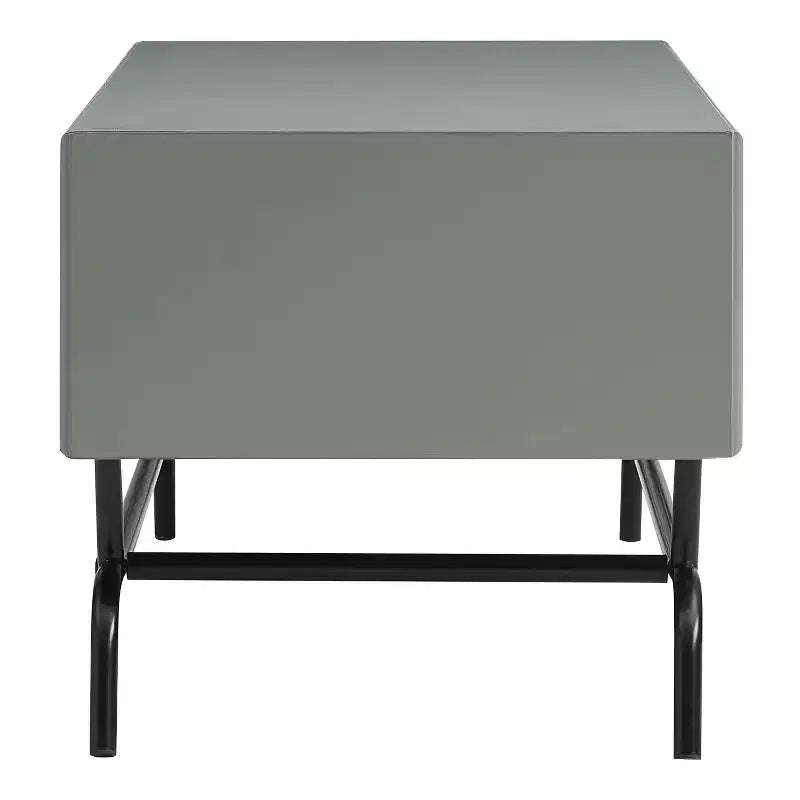 Table basse moderne à deux tiroirs