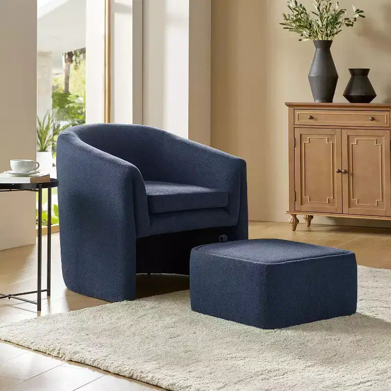 Fauteuil rembourré moderne Giles