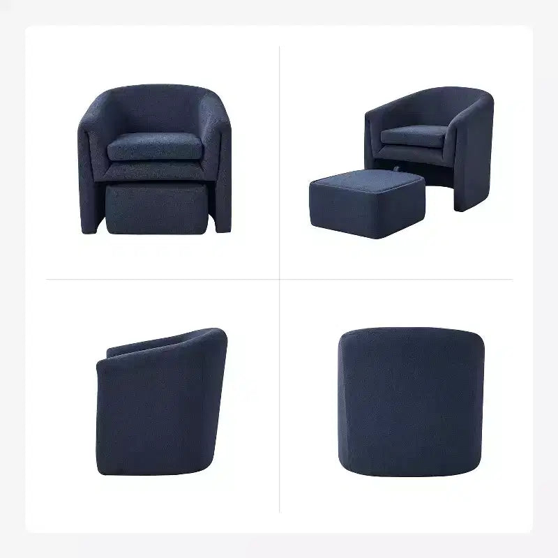 Fauteuil rembourré moderne Giles