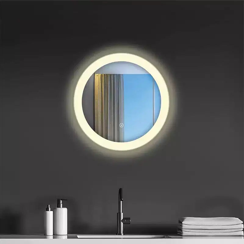 Miroir de salle de bain en aluminium exquis