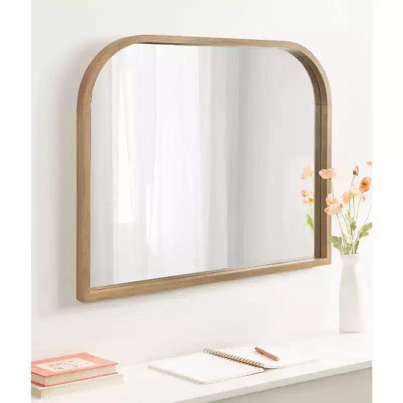 Miroir en bois cintré moderne