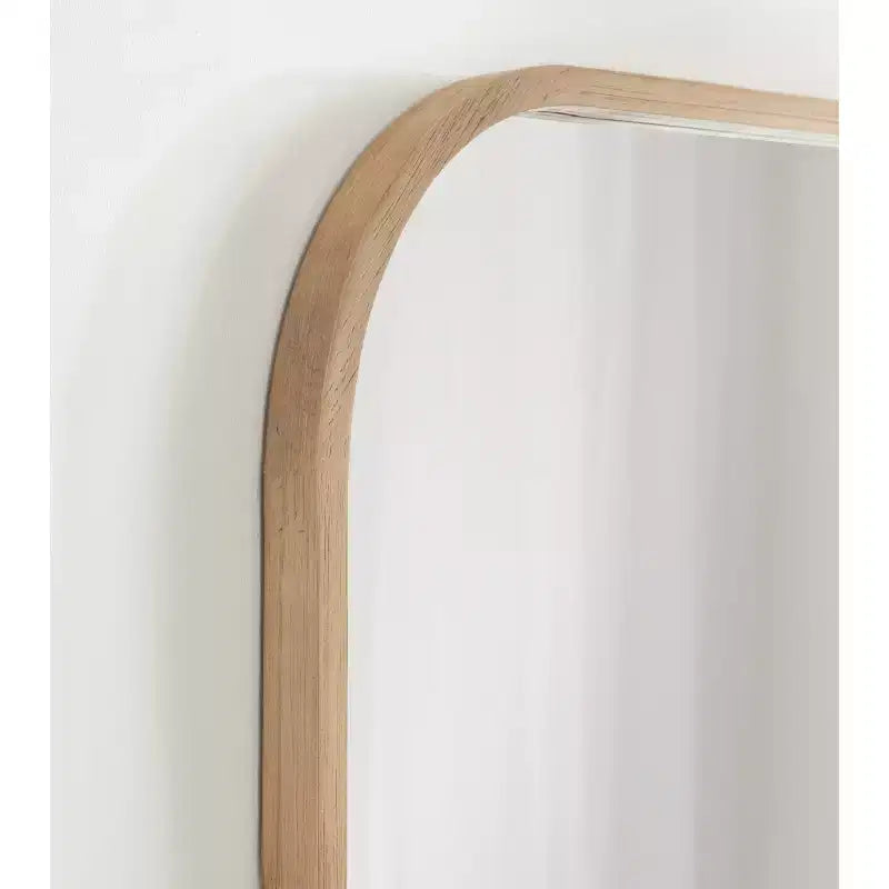 Miroir en bois cintré moderne