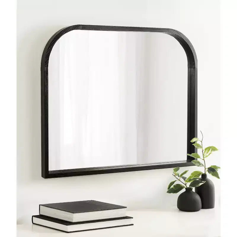 Miroir en bois cintré moderne