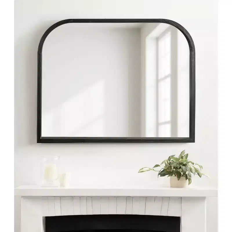 Miroir en bois cintré moderne