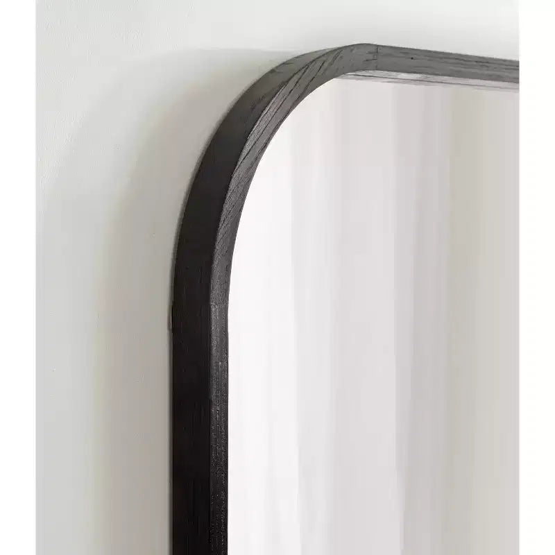 Miroir en bois cintré moderne