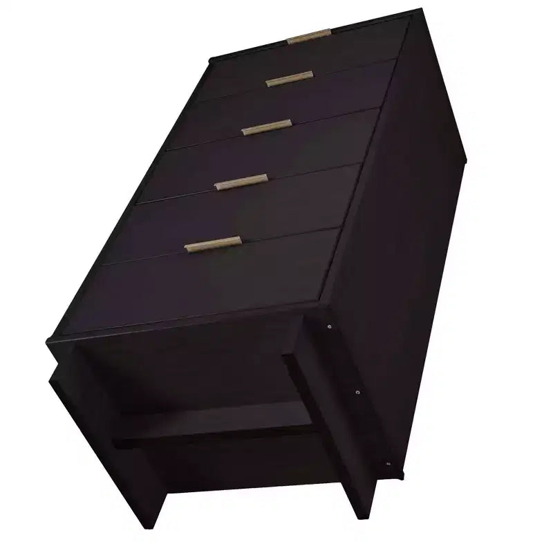 Commode à cinq tiroirs et coiffeuse
