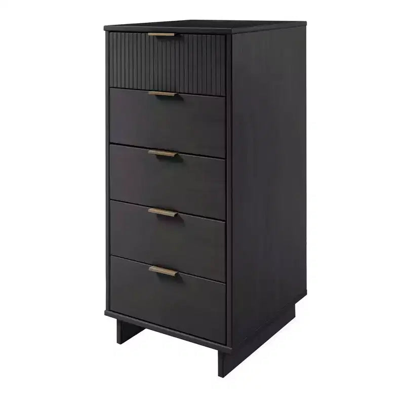 Commode à cinq tiroirs et coiffeuse