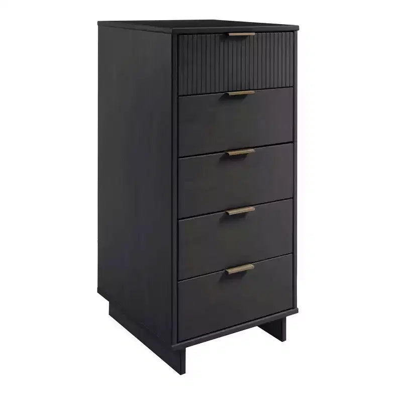 Commode à cinq tiroirs et coiffeuse