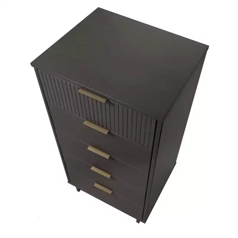 Commode à cinq tiroirs et coiffeuse