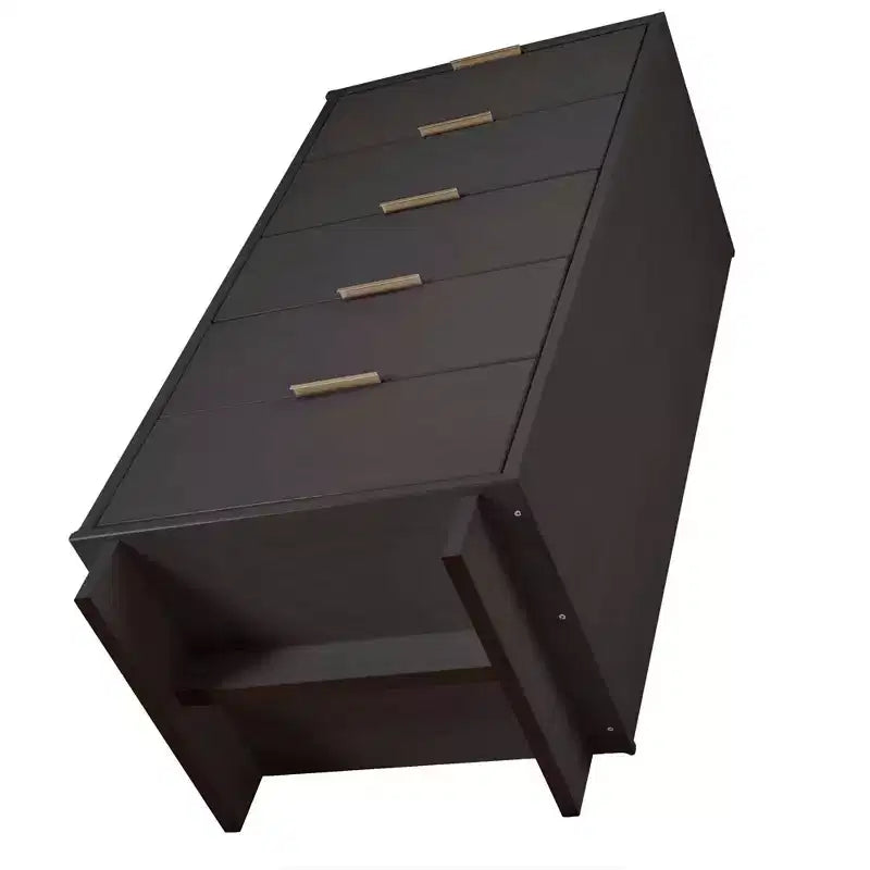 Commode à cinq tiroirs et coiffeuse