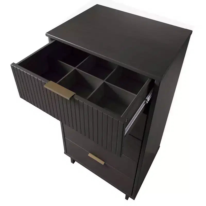 Commode à cinq tiroirs et coiffeuse