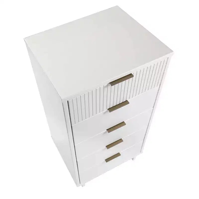 Commode à cinq tiroirs et coiffeuse