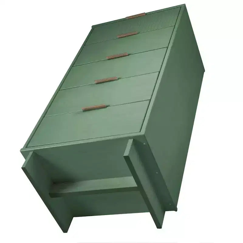 Commode à cinq tiroirs et coiffeuse