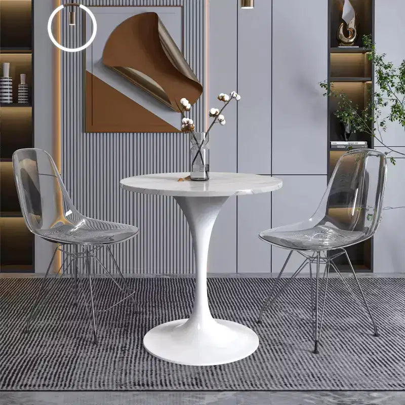 Table à manger ronde moderne