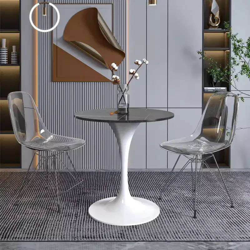 Table à manger ronde moderne