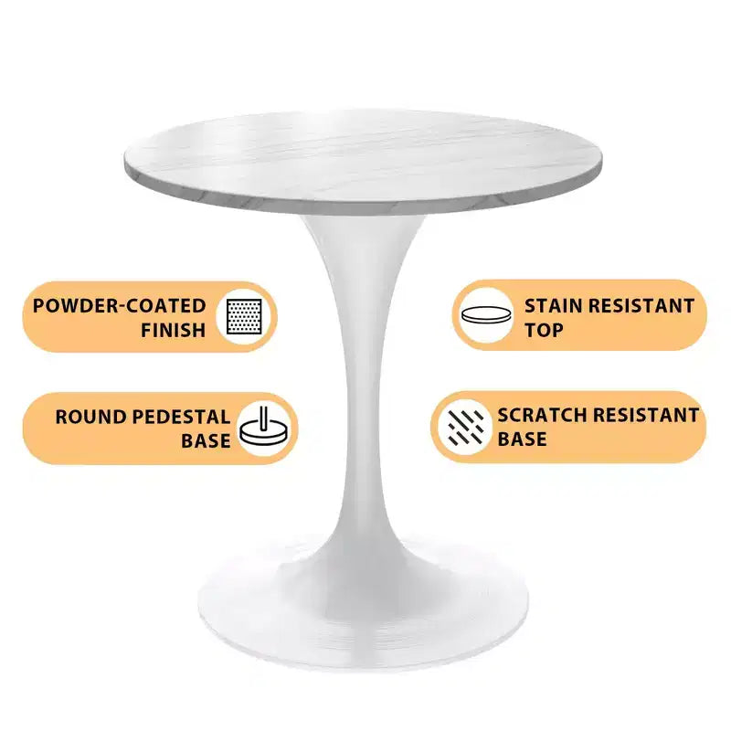 Table à manger ronde moderne