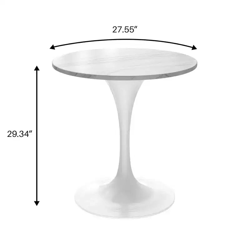 Table à manger ronde moderne