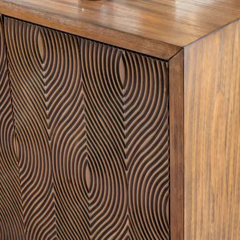 Vitrine murale en bois massif