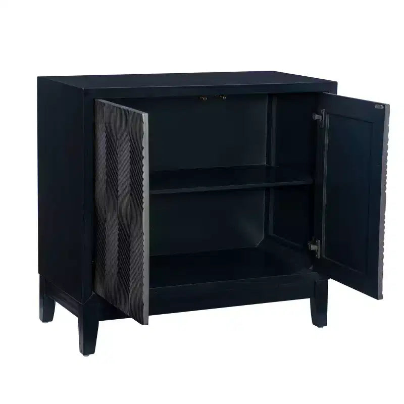 Vitrine murale en bois massif