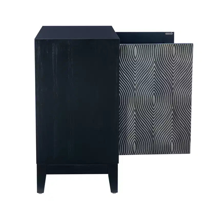 Vitrine murale en bois massif