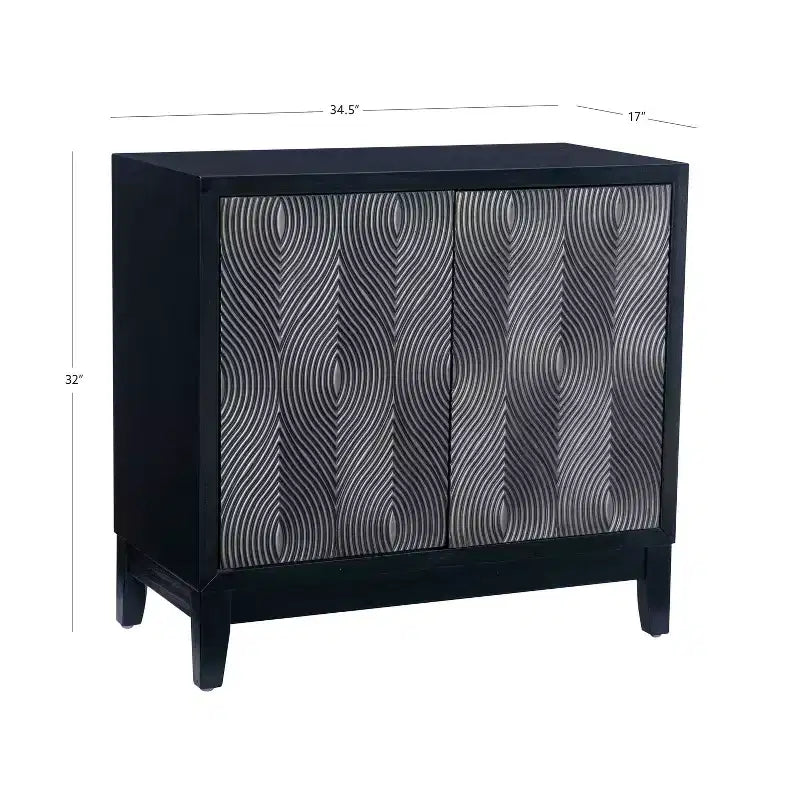 Vitrine murale en bois massif