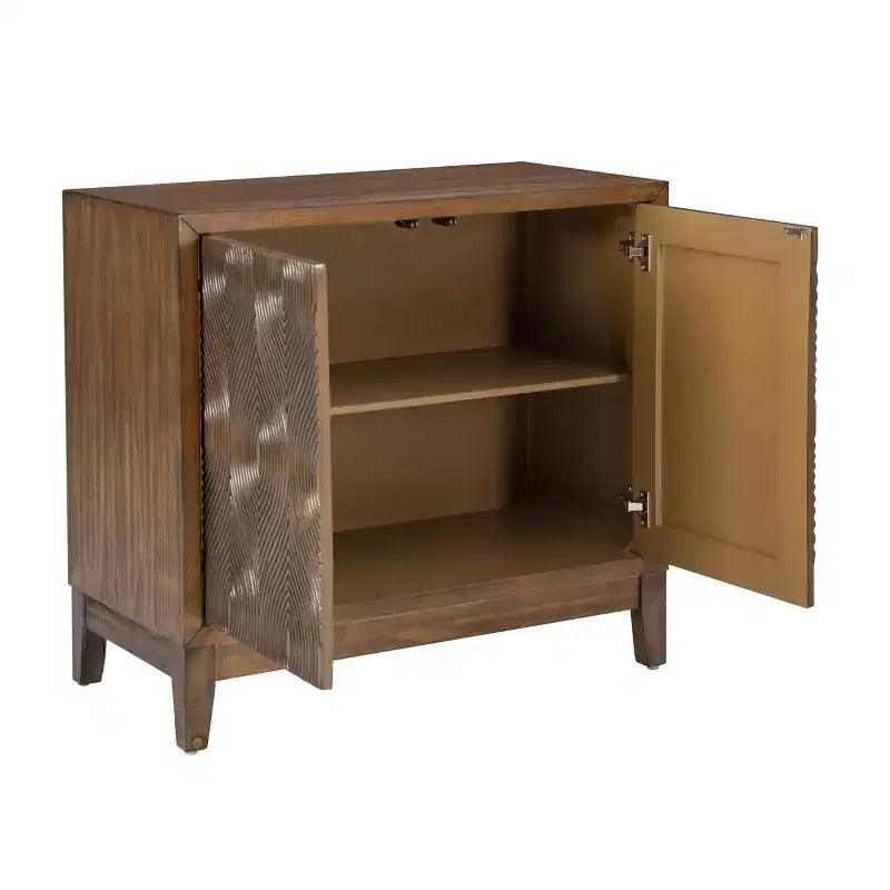 Vitrine murale en bois massif