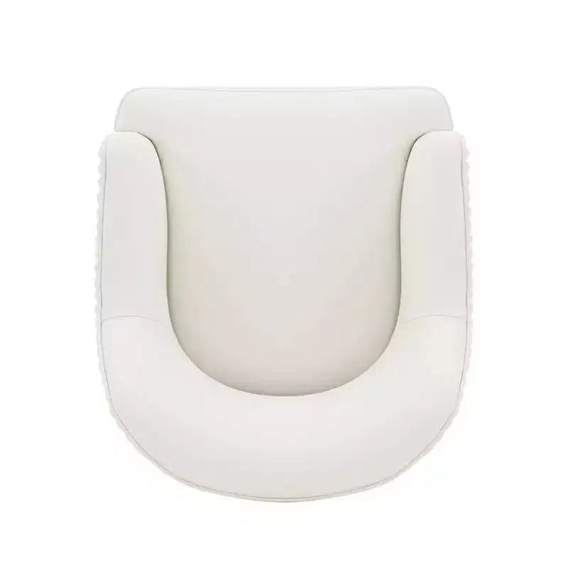 Chaise de salle à manger moderne tapissée de cuir artificiel