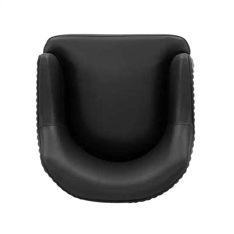 Chaise de salle à manger moderne tapissée de cuir artificiel