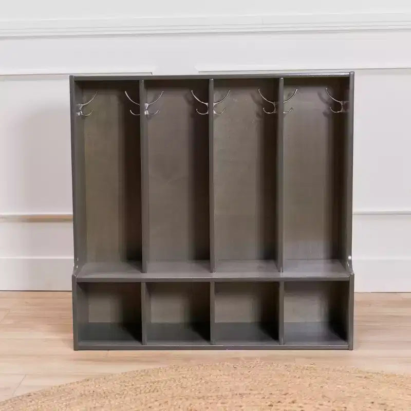 Porte-manteau casier à quatre compartiments pour enfants