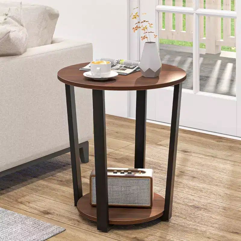 Table de chevet de style industriel