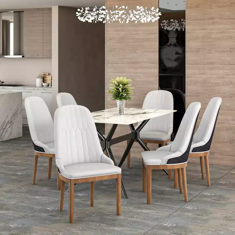 Chaises de salle à manger modernes rembourrées