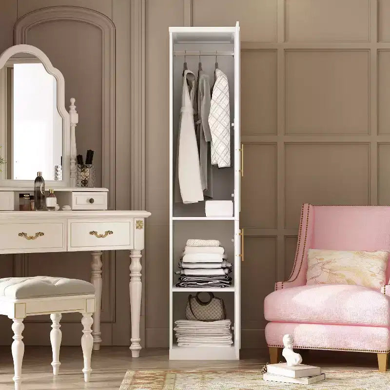 Armoire modulaire blanche